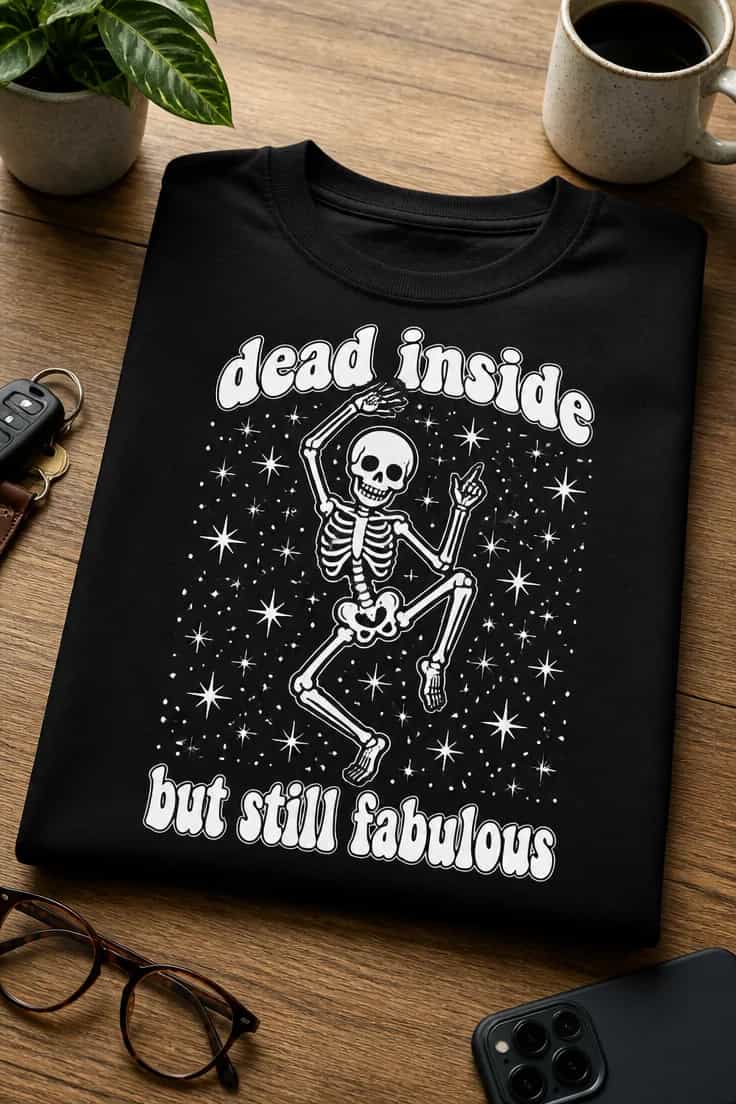 Tricou dead inside but still fabulous