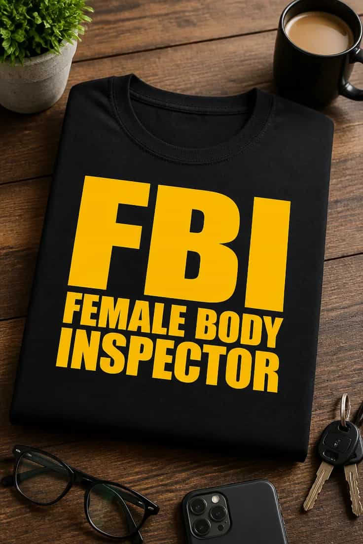 Tricou pentru inspectoare – Fbi female Body inspector