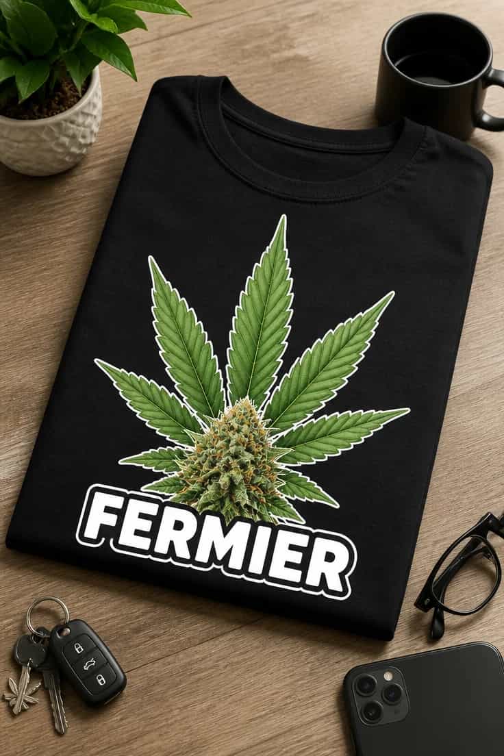 Tricou pentru consumatorul de cannabis – Fermier