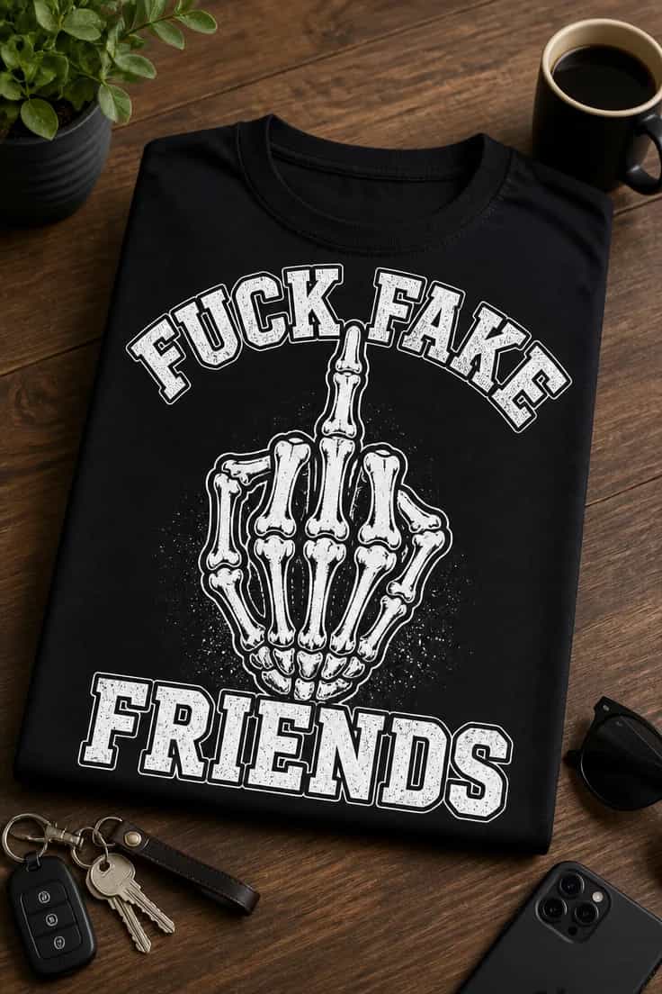 Tricou pentru persoanei dezamăgite de prieteni falși