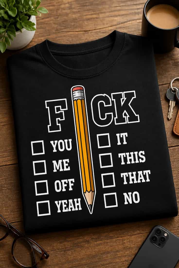 Tricou pentru persoana indecisă – fuck you it me this off