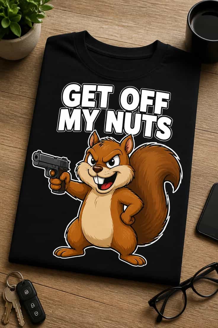 Tricou cu un motiv amuzant – Get Off my Nuts