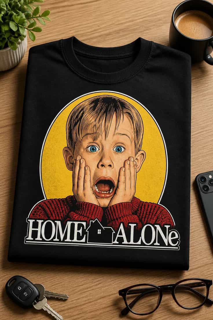 Tricou pentru fanul filmului Home Alone