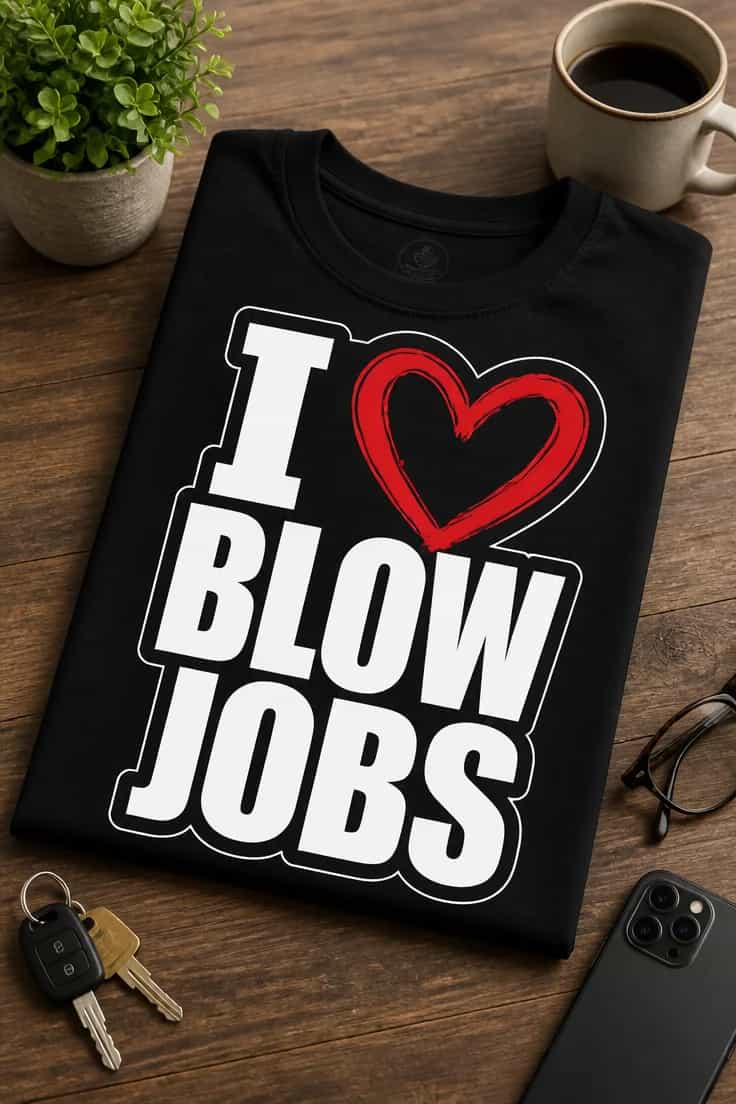 Tricou pentru persoanei cu umor deocheat – I blow jobs