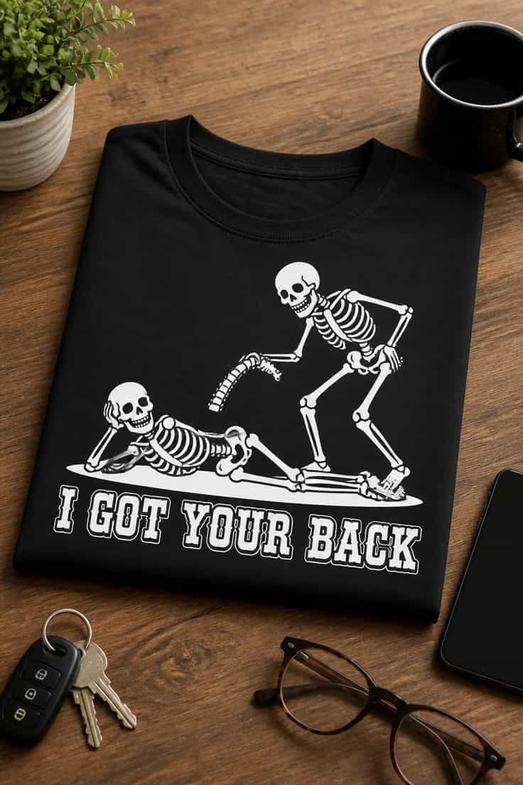 Tricou cu un motiv funny – I Got Your Back