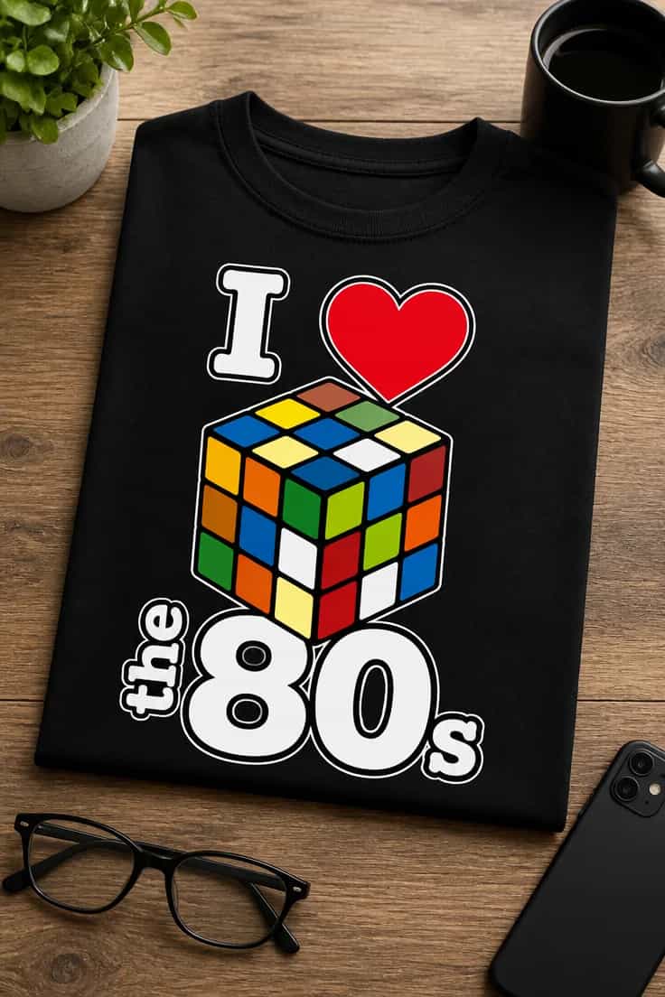 Tricou pentru iubitorilor anilor 80 – I the 80s