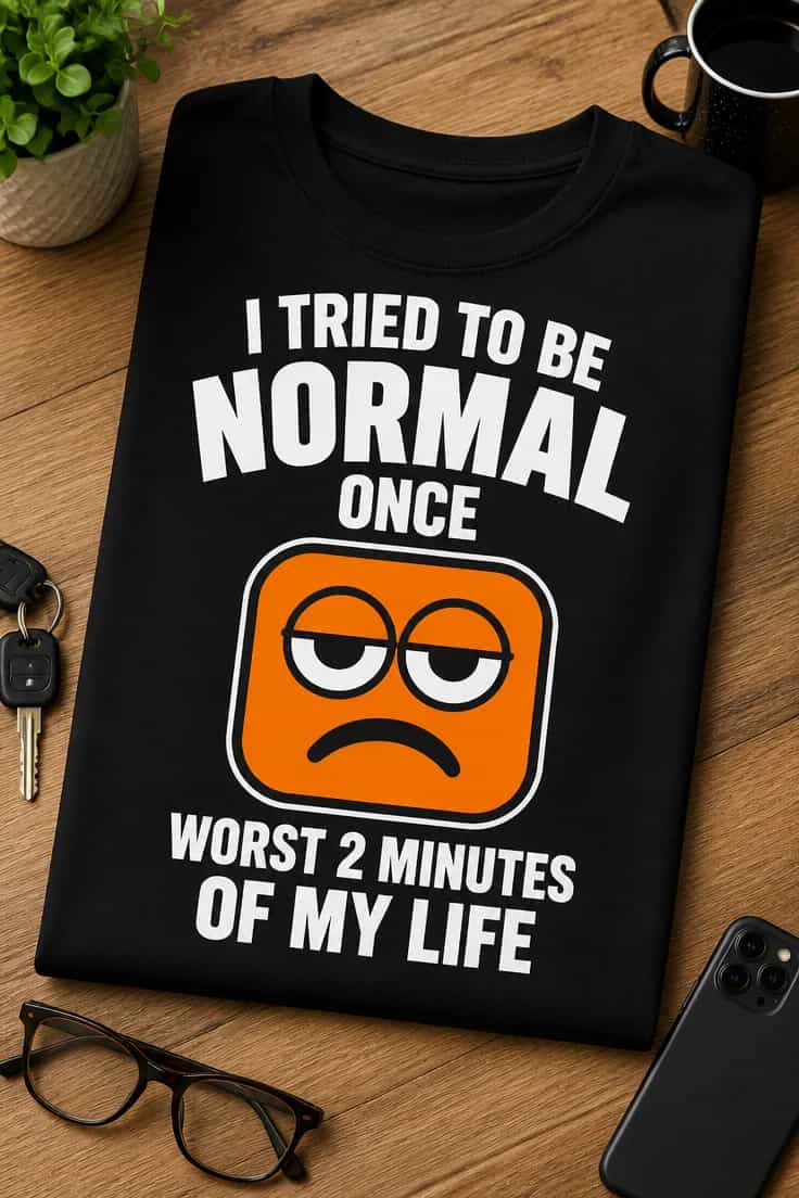 Tricou am încercat să fiu normal, groaznic!