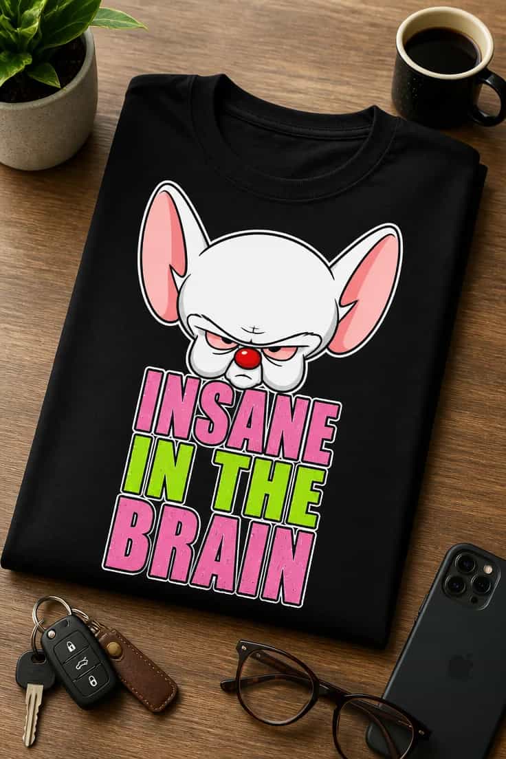 Tricou cu un motiv amuzant – Insane in The brain