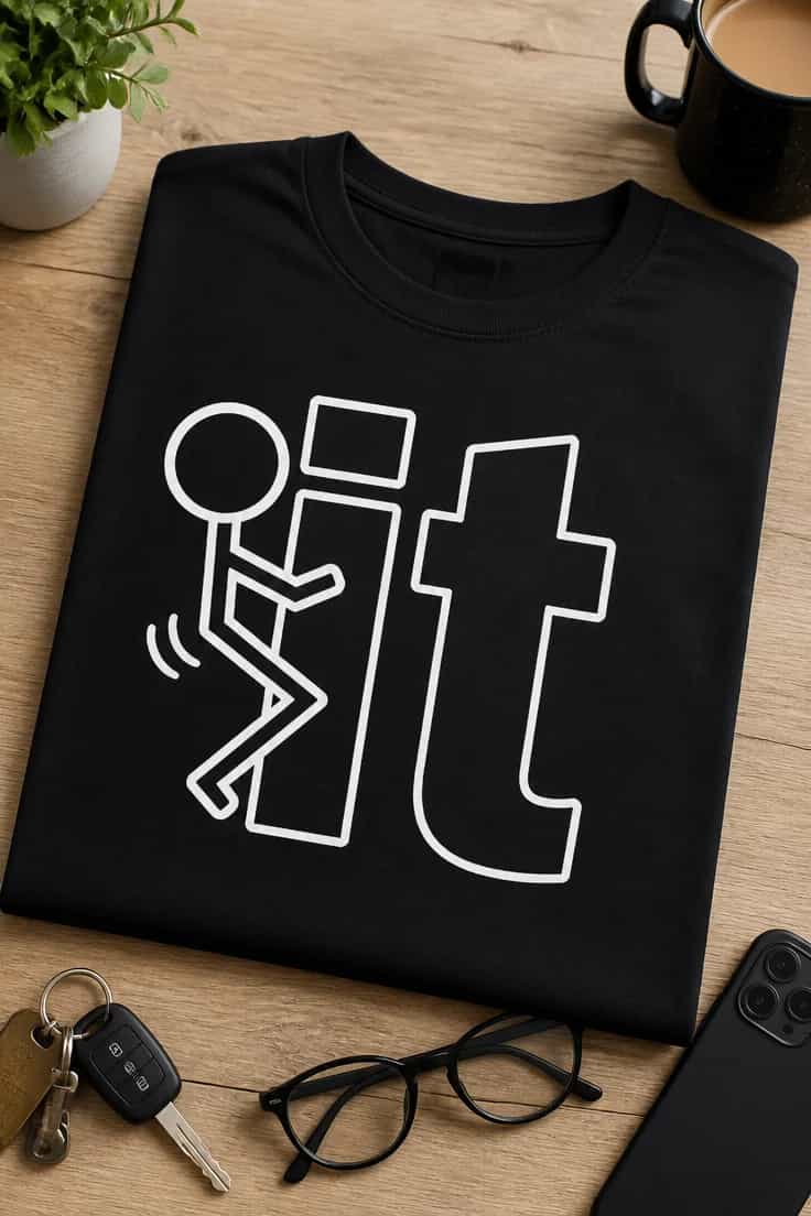 Tricou cu un motiv amuzant – it