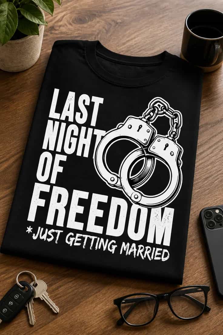 Tricou pentru burlac last night of freedom