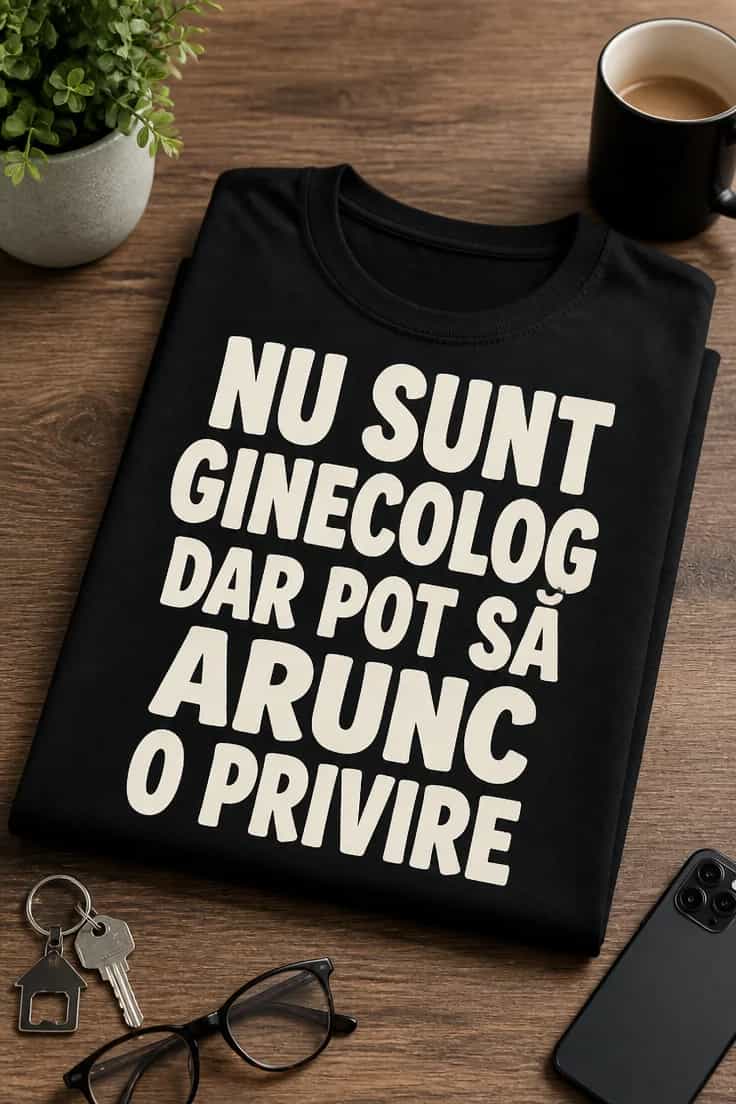 Tricou Nu sunt ginecolog dar pot să arunc o privire