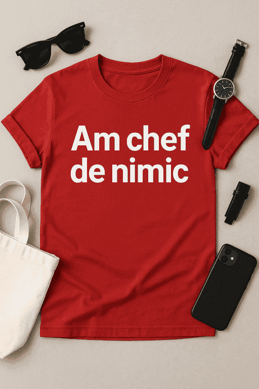 Tricou Am chef de nimic
