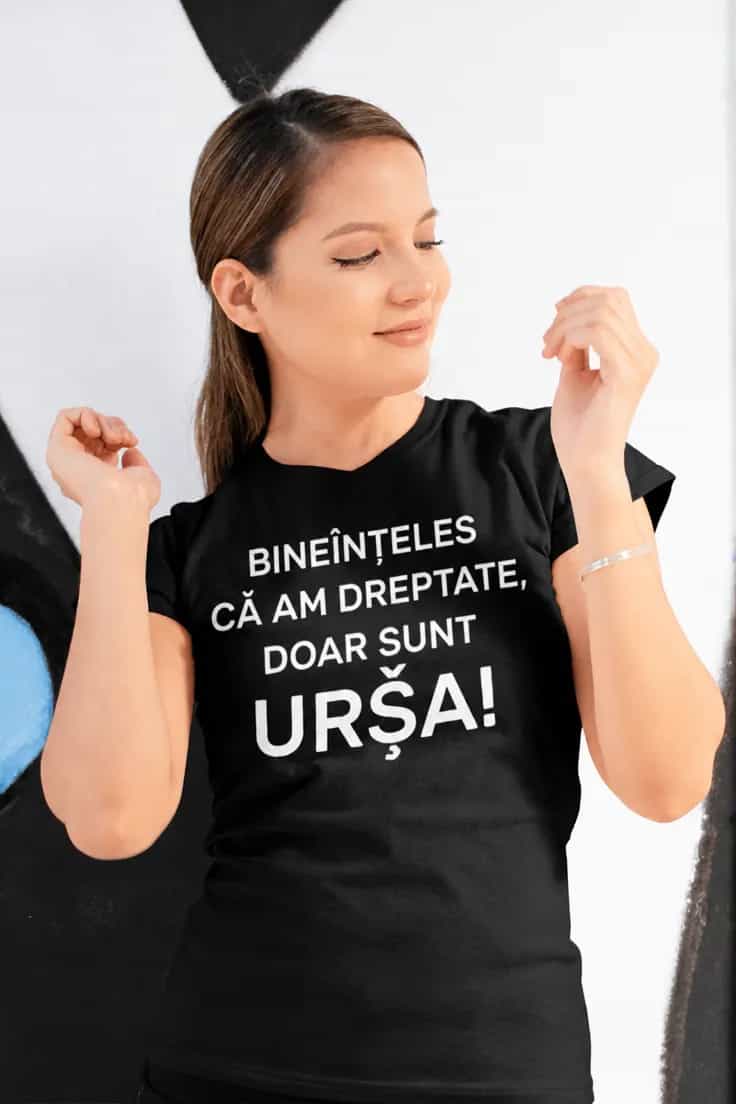 Tricou amuzant Am mereu dreptate cu nume personalizat
