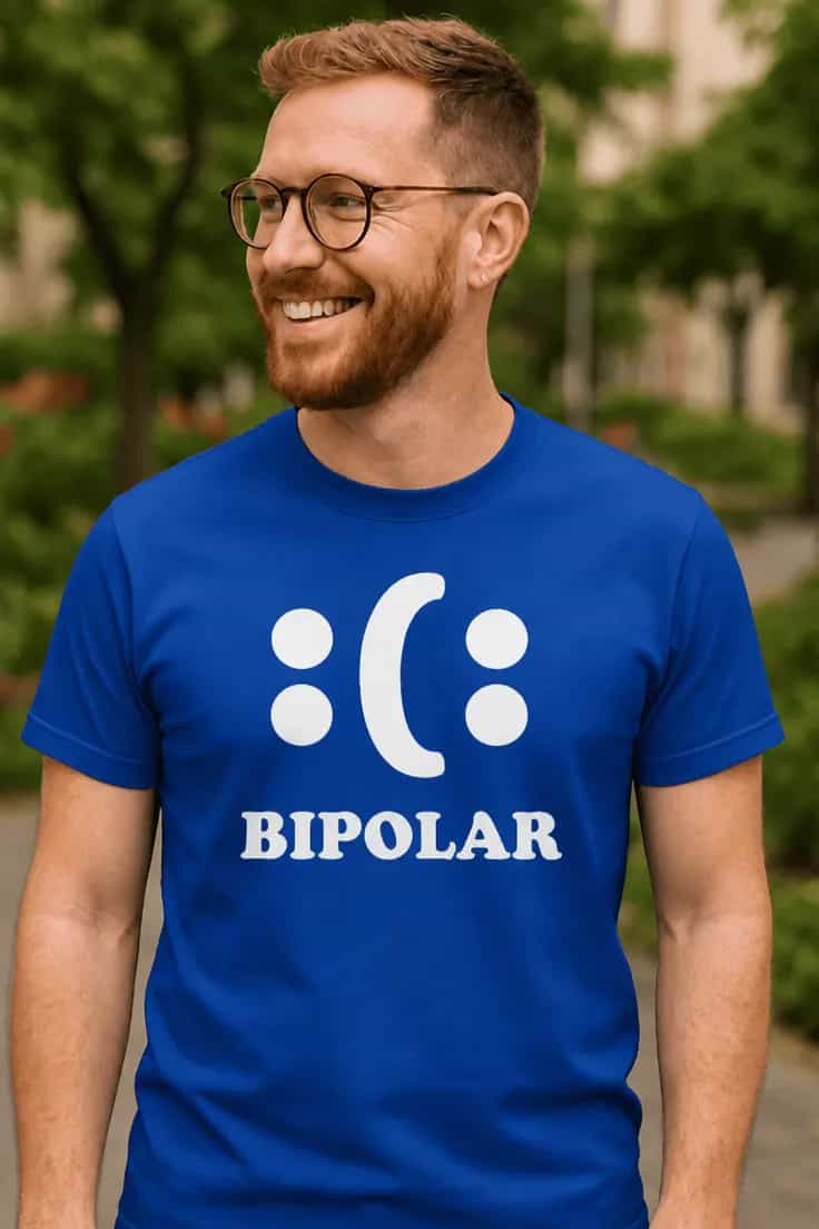 Tricou amuzant Bipolar - BIPOLAR