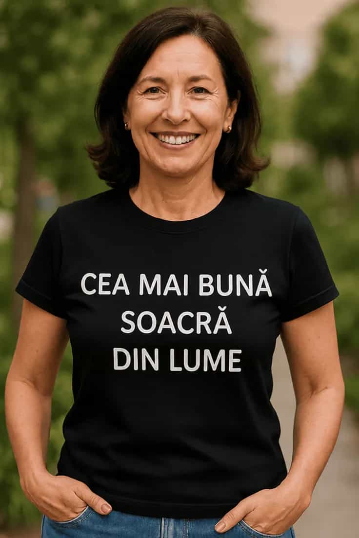 Tricou amuzant Cea mai bună soacră - DIN LUME