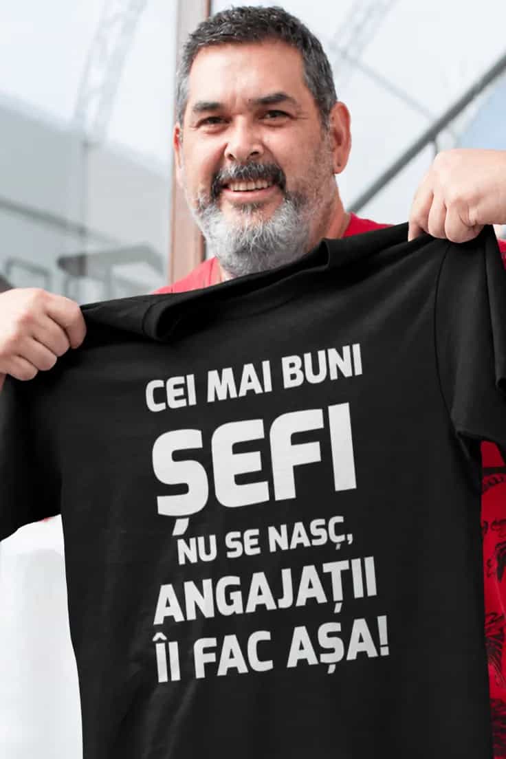 Tricou amuzant Cei mai buni șefi - CEI MAI BUNI