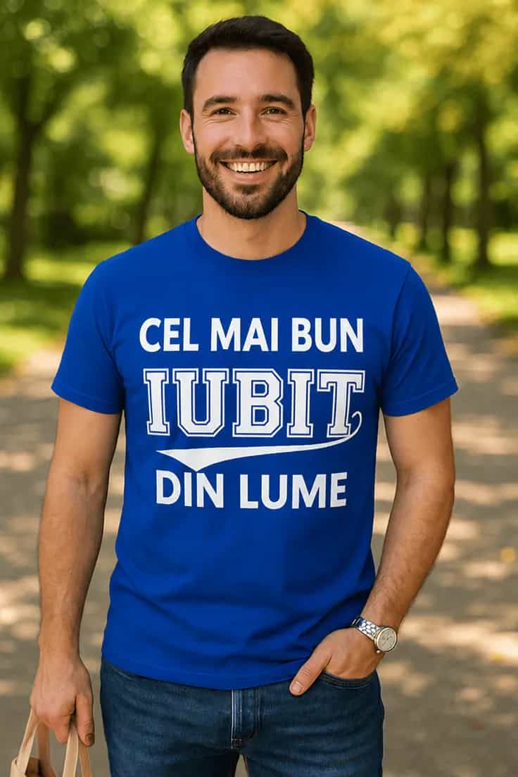 Tricou amuzant Cel mai bun iubit - CEL MAI BUN