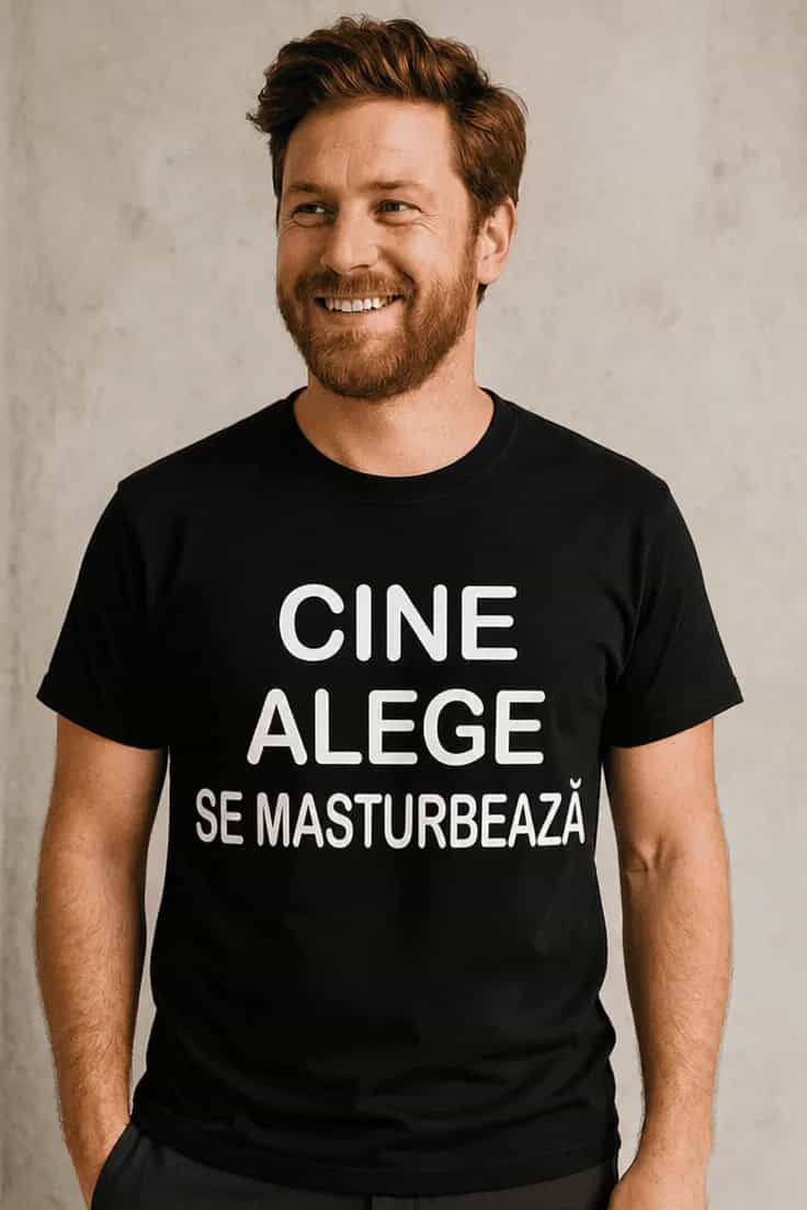 Tricou amuzant Cine alege se masturbează