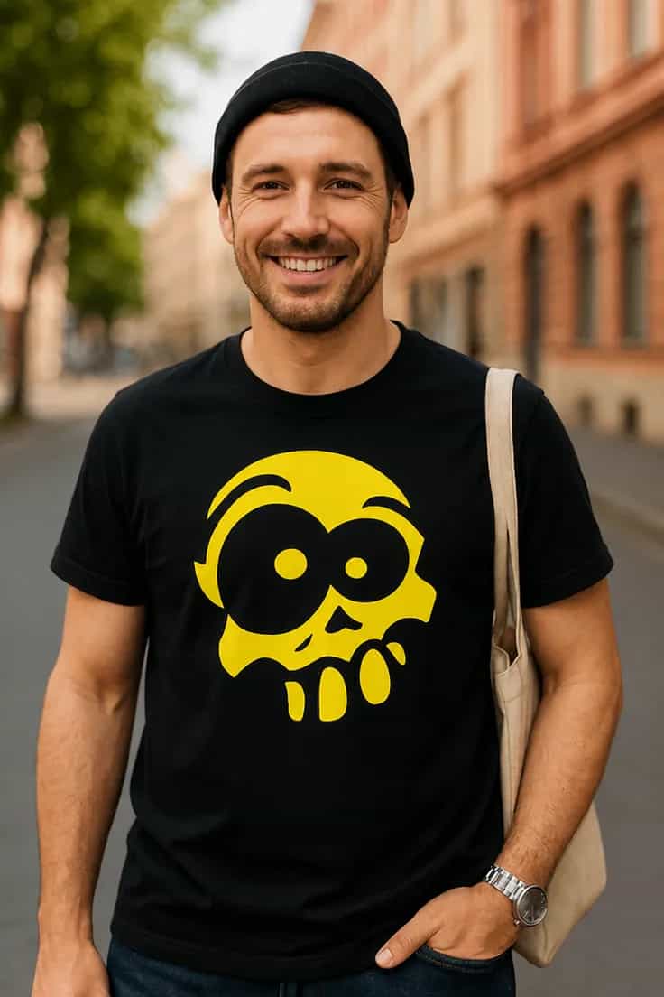 Tricou amuzant Craniu haios pentru cadou