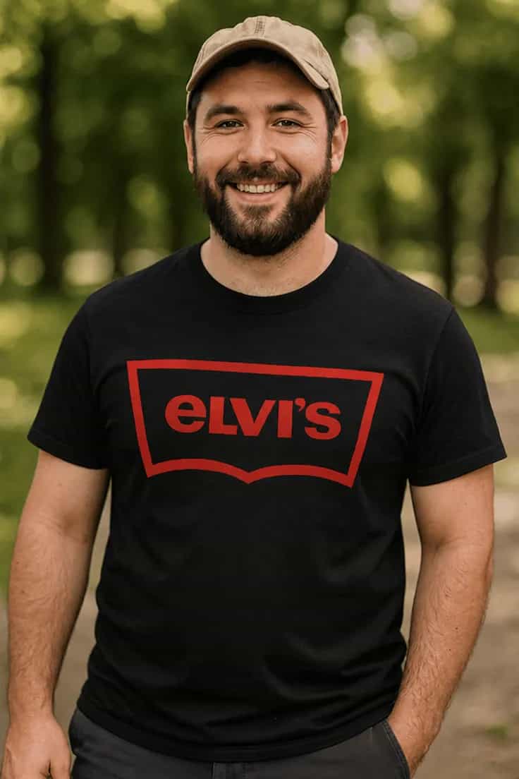 Tricou amuzant cu nume personalizat eLVI'S
