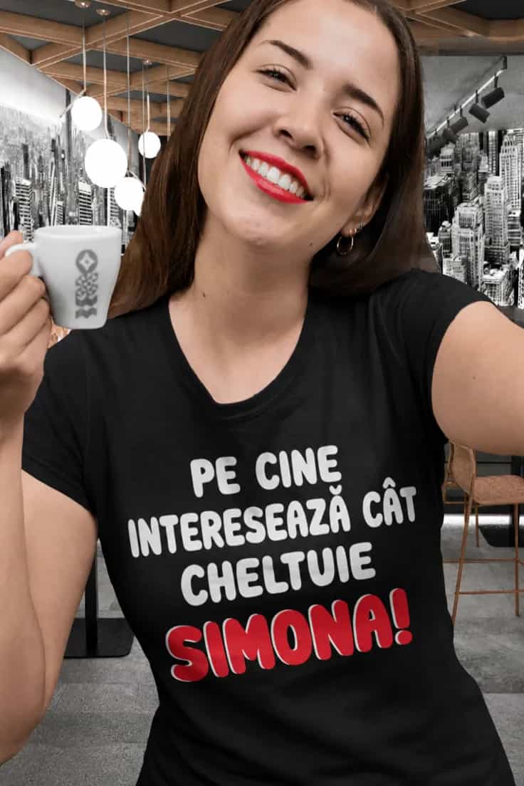 Tricou amuzant Cui îi pasă cu nume personalizat