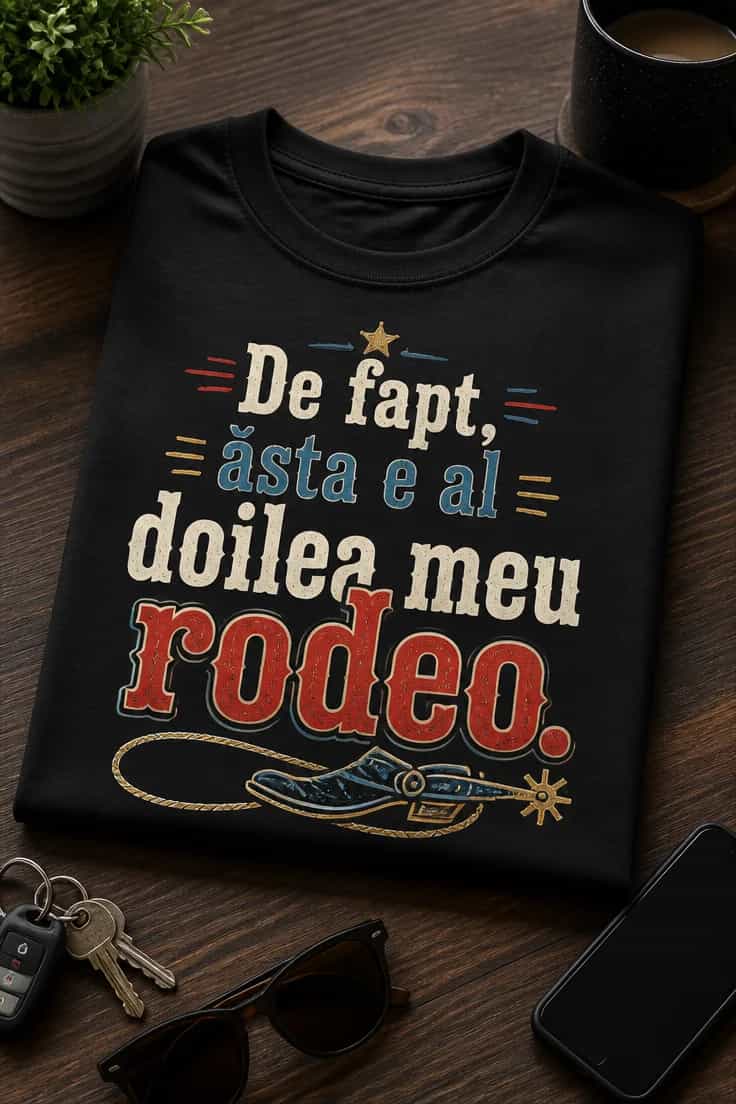 Tricou de fapt, ăsta e al doilea meu rodeo