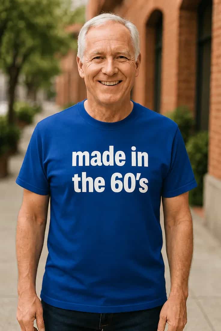Tricou amuzant Din anii 60
