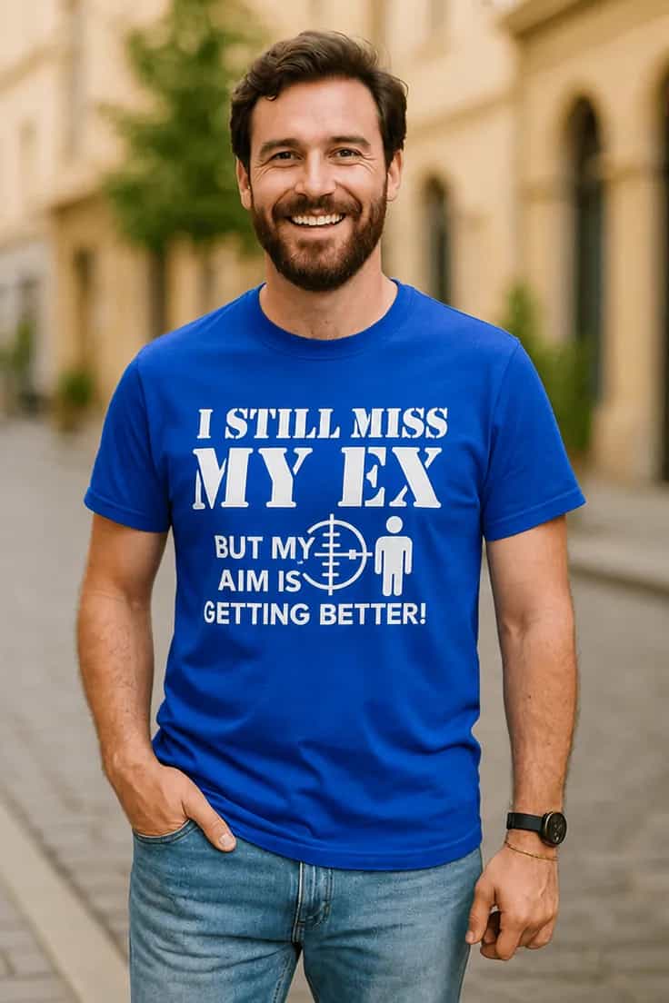 Tricou amuzant Dor de fosta - I STILL MISS MY EX