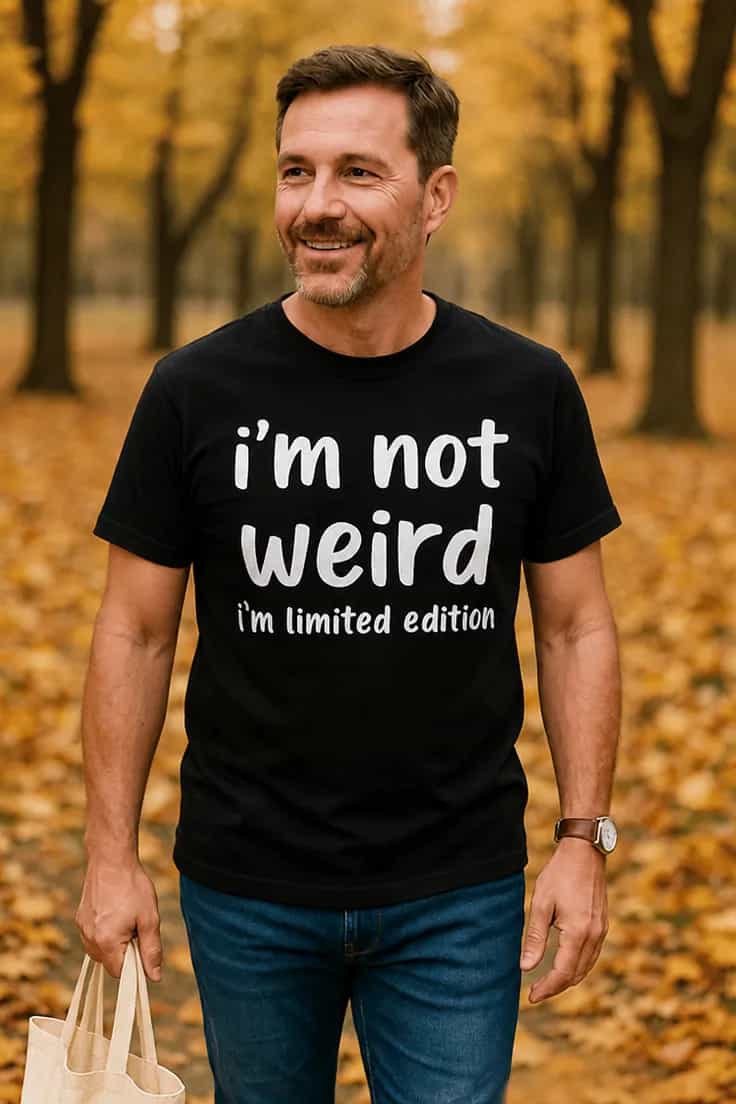 Tricou amuzant Ediție limitată – i'm not weird
