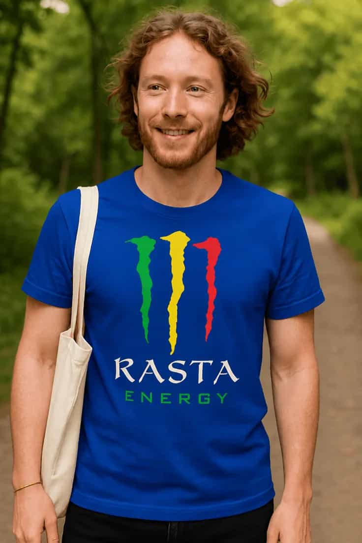 Tricou amuzant Energie rasta - RASTA ENERGY