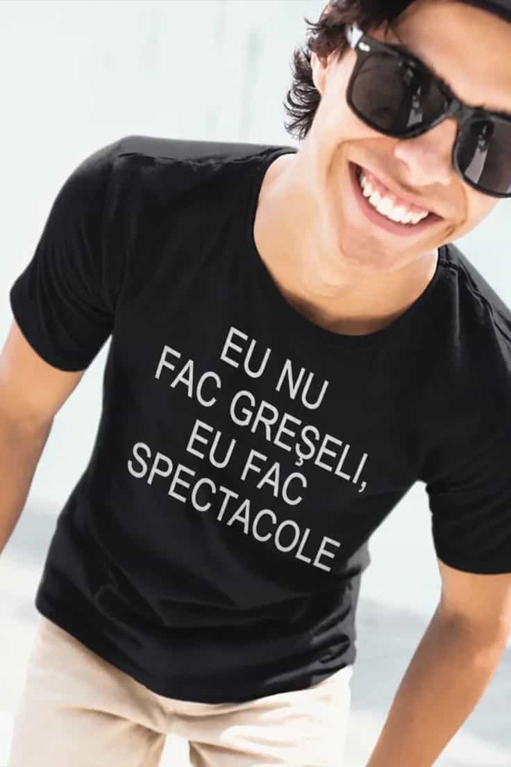 Tricou amuzant Eu nu fac greșeli - EU NU FAC GREȘELI