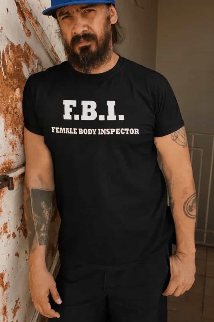 Tricou amuzant Fbi inspector corp feminin
