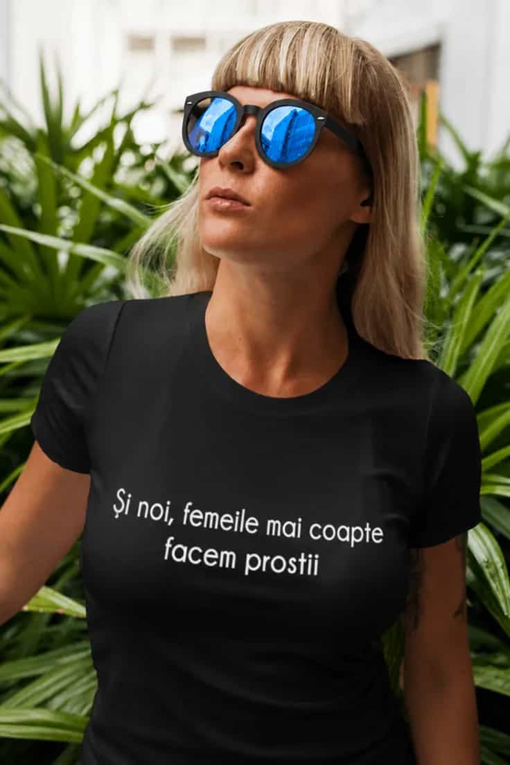 Tricou amuzant Femei mature fac prostii