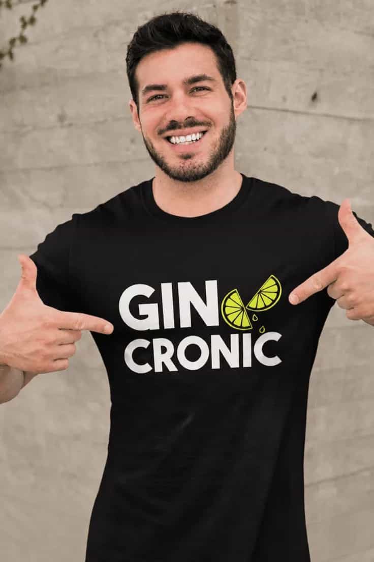 Tricou amuzant Gin cronic – GIN CRONIC