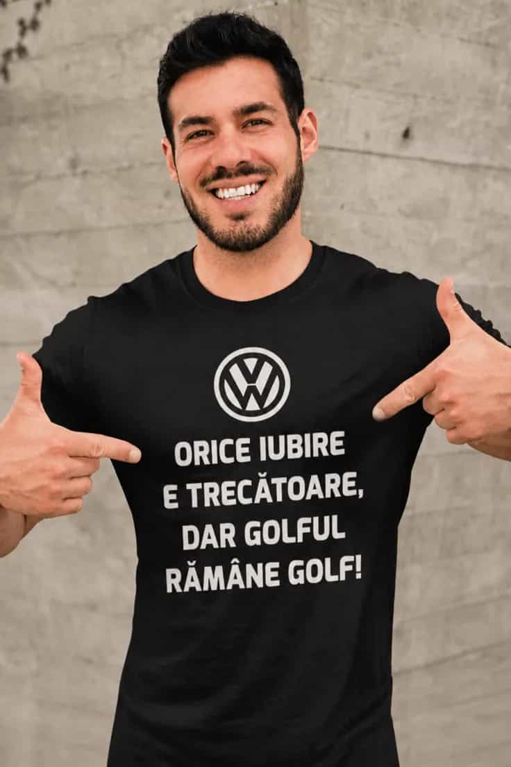 Tricou amuzant Golf iubire trecătoare - ORICE IUBIRE