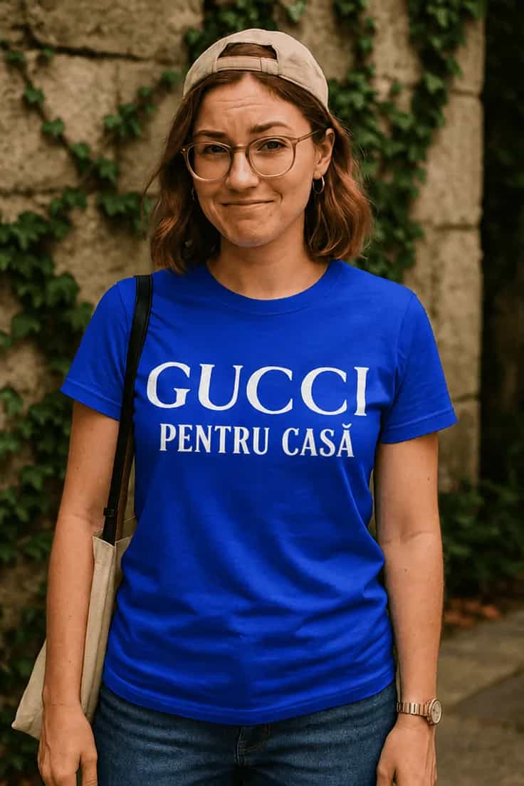 Tricou amuzant Gucci pentru casă - GUCCI PENTRU CASĂ