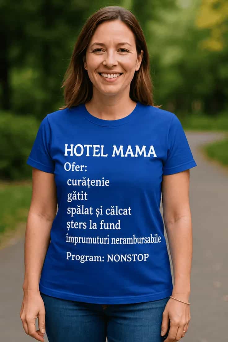 Tricou amuzant Hotel mama servicii nonstop