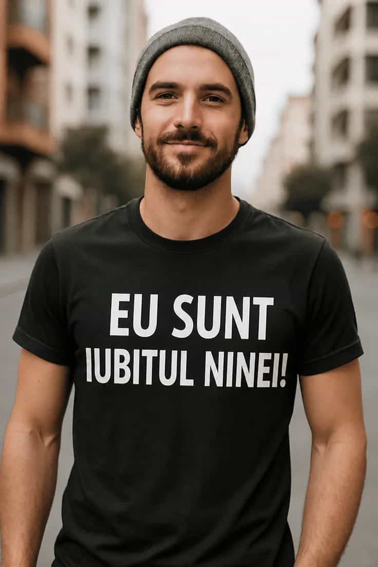 Tricou amuzant Iubitul ei cu nume personalizat