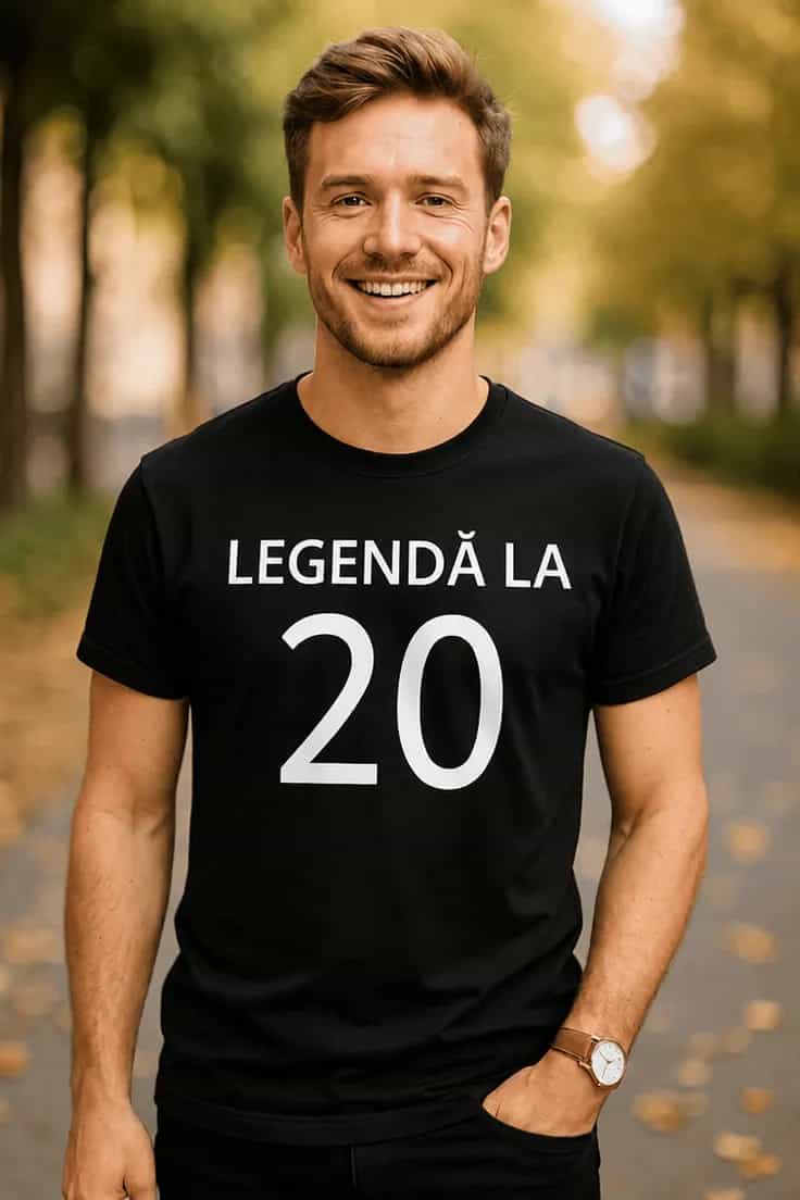 Tricou amuzant Legendă la 20 – LEGENDĂ LA 20
