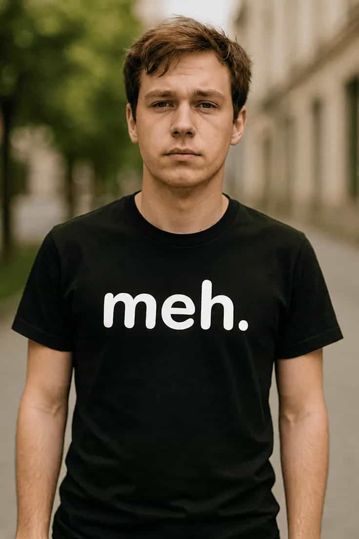 Tricou amuzant Meh