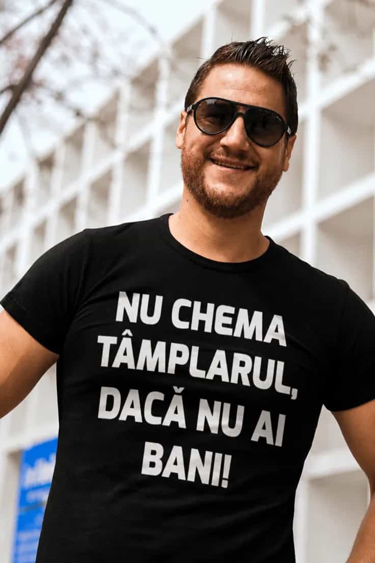 Tricou amuzant Nu chema tâmplarul - NU CHEMA