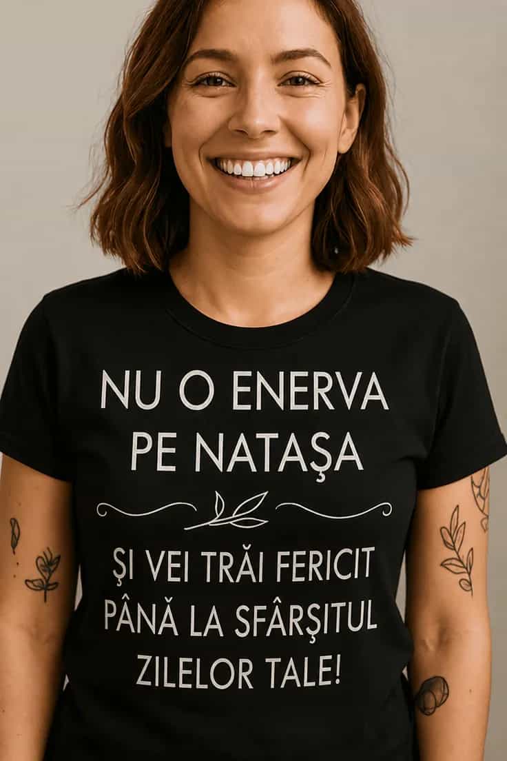 Tricou amuzant Nu o enerva cu nume personalizat