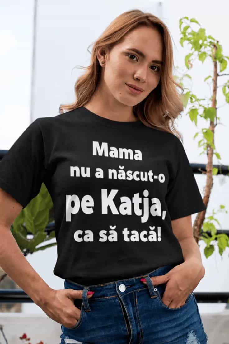 Tricou amuzant Nu tac cu nume personalizat
