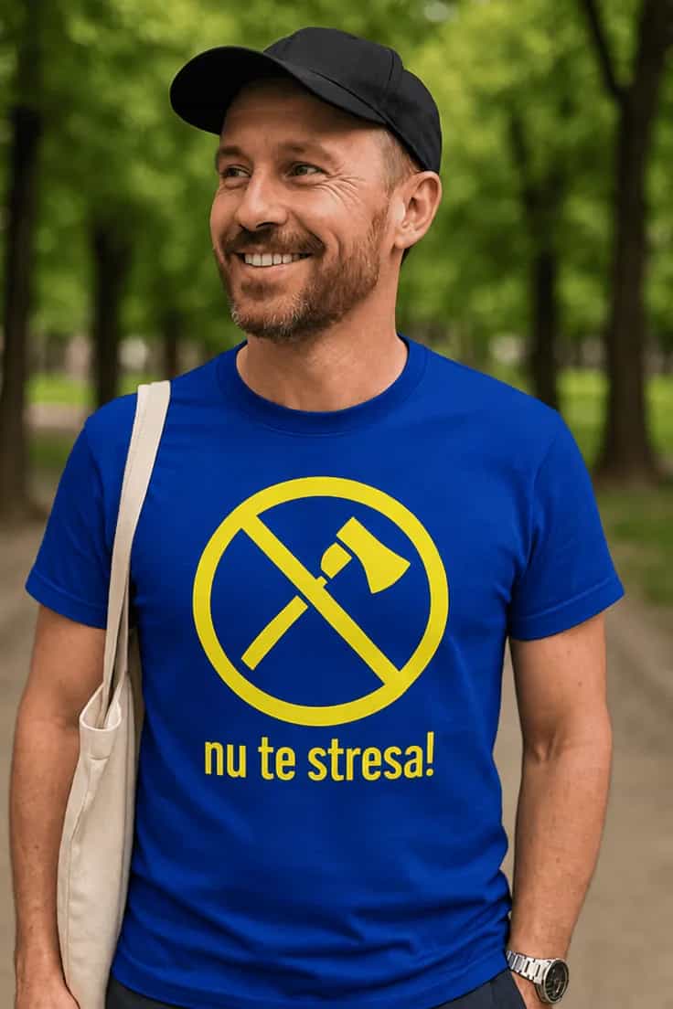 Tricou amuzant Nu te stresa - nu te stresa!