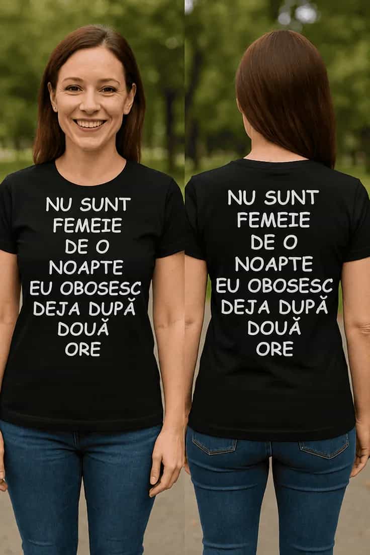 Tricou amuzant Obosesc după două ore | NU SUNT