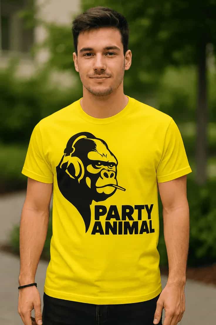 Tricou amuzant Party animal – PARTY ANIMAL