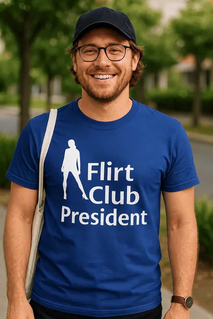 Tricou amuzant Președinte club flirt - Flirt Club President