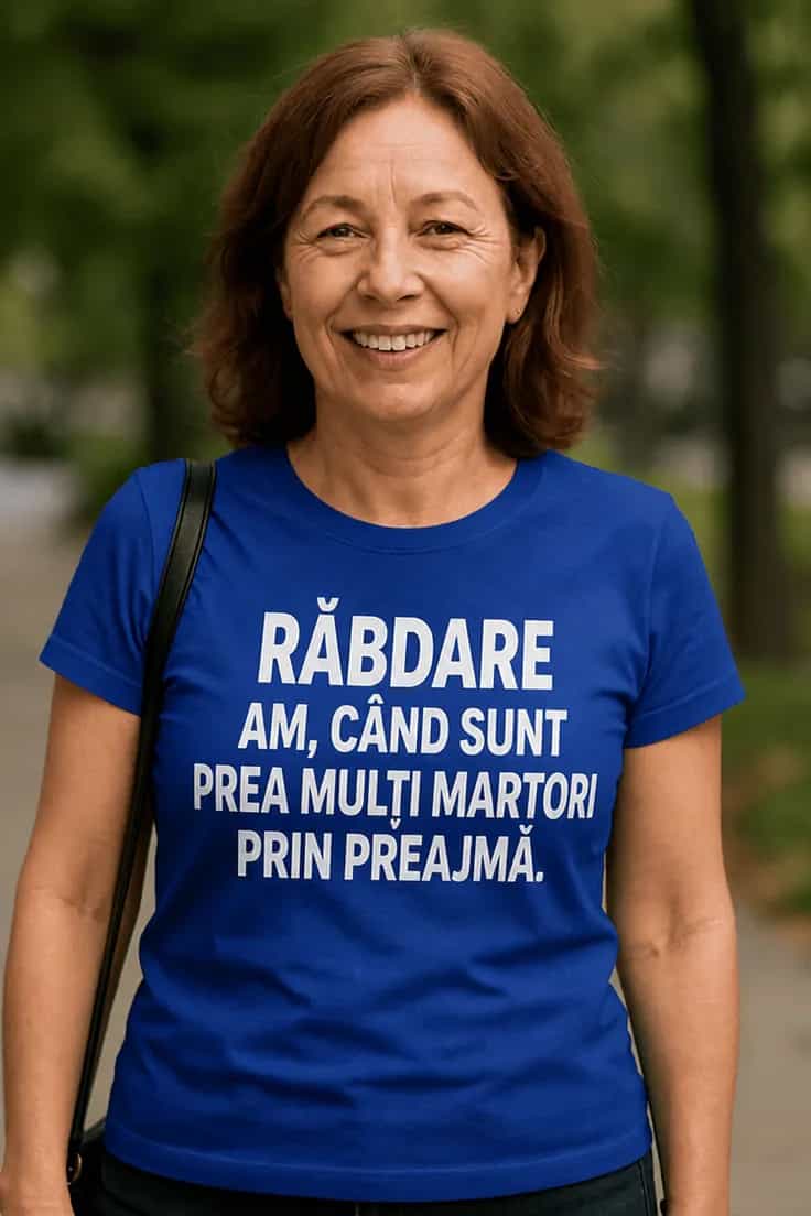 Tricou amuzant Răbdare cu martori - RĂBDARE AM