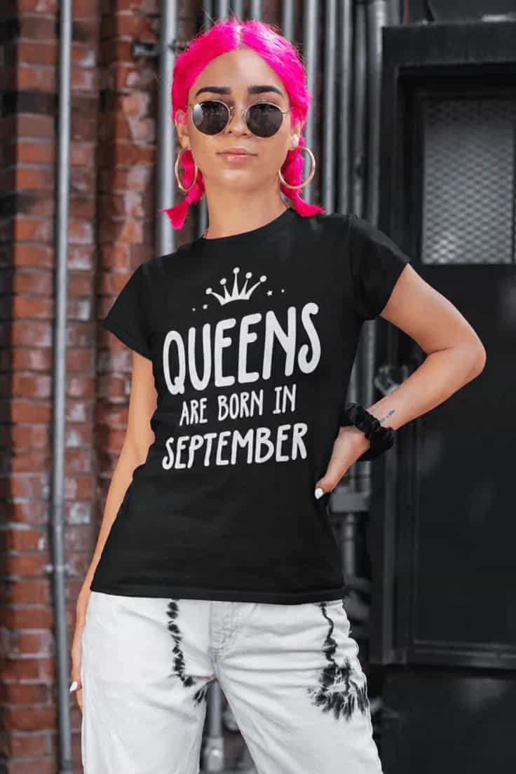 Tricou Regine născute în luna la alegere