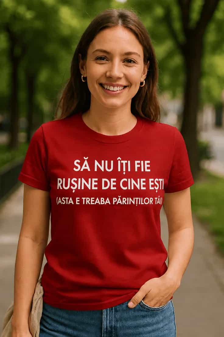 Tricou amuzant Să nu îți fie rușine